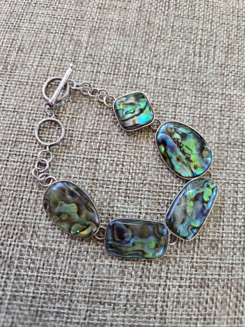 LUC 925 Vintage Abalone Bracelet Lucas Lameth